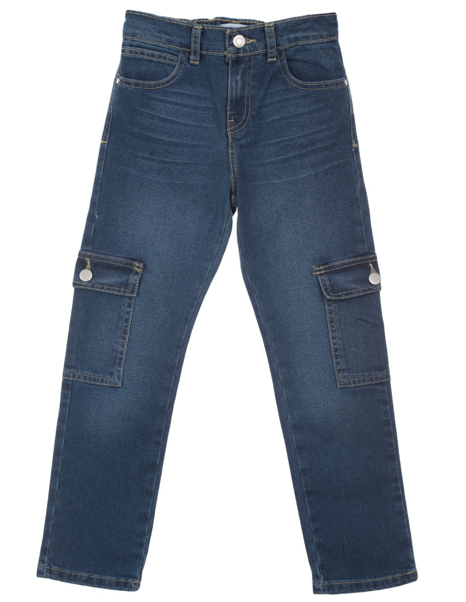 Jeans slim Levi's 511 lavado obscuro corte ajustado para niño